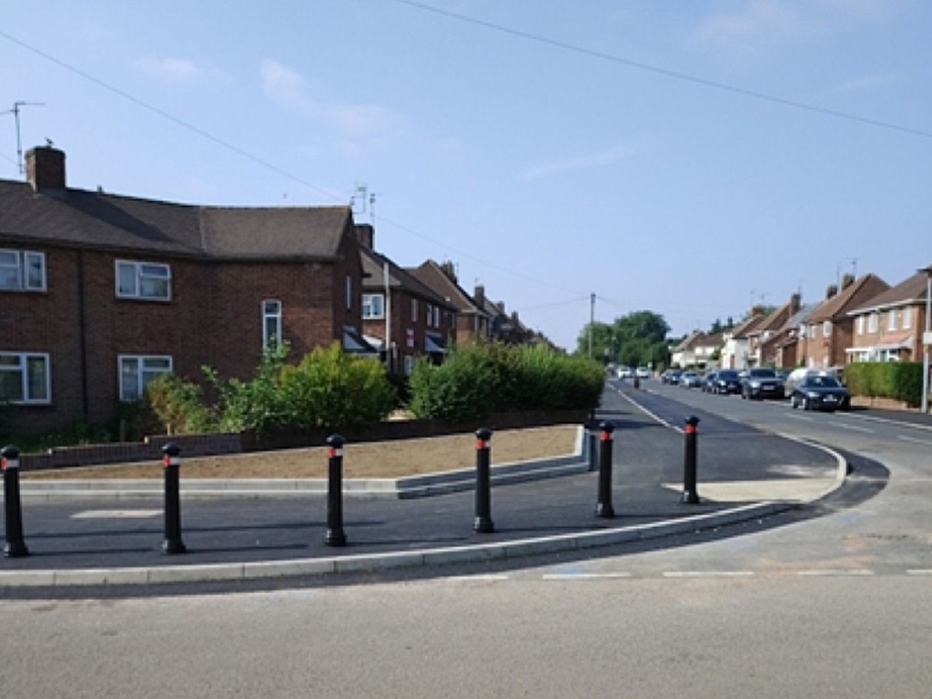 Saxon Road footway improvements by PGR Construction