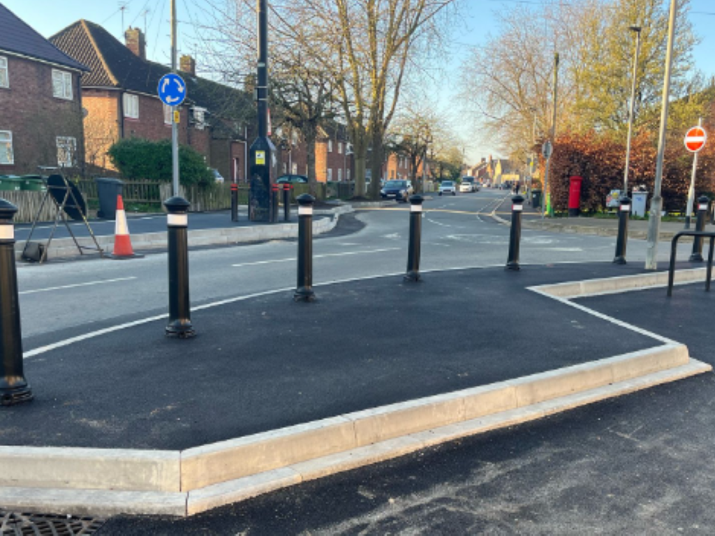 Saxon Road footway improvements by PGR Construction Phase 1